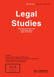 Legal Studies Volume 43 - Issue 1 -