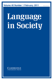 Language in Society Volume 40 - Issue 1 -  Narratives in interviews, Interviews in narrative studies