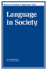 Language in Society Volume 44 - Issue 4 -
