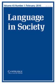 Language in Society Volume 45 - Issue 1 -