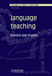 Language Teaching Volume 41 - Issue 2 -