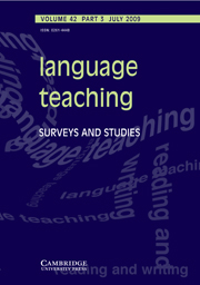 Language Teaching Volume 42 - Issue 3 -