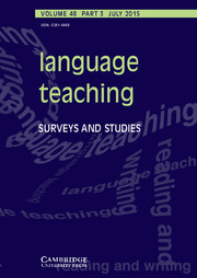 Language Teaching Volume 48 - Issue 3 -
