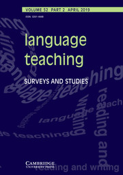 Language Teaching Volume 52 - Issue 2 -