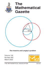 The Mathematical Gazette Volume 106 - Issue 565 -