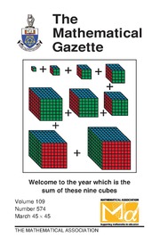 The Mathematical Gazette Volume 109 - Issue 574 -