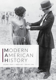 Modern American History Volume 4 - Issue 1 -