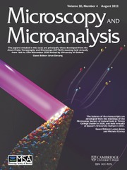 Microscopy and Microanalysis Volume 28 - Issue 4 -