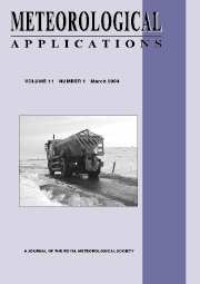Meteorological Applications Volume 11 - Issue 1 -
