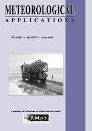 Meteorological Applications Volume 11 - Issue 2 -