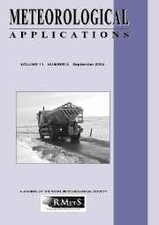 Meteorological Applications Volume 11 - Issue 3 -