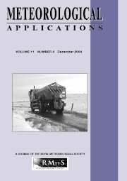 Meteorological Applications Volume 11 - Issue 4 -