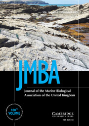 Journal of the Marine Biological Association of the United Kingdom Volume 100 - Issue 7 -