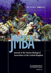 Journal of the Marine Biological Association of the United Kingdom Volume 101 - Issue 2 -
