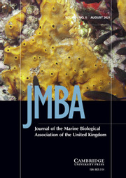 Journal of the Marine Biological Association of the United Kingdom Volume 101 - Issue 5 -