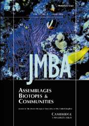 Journal of the Marine Biological Association of the United Kingdom Volume 84 - Issue 3 -