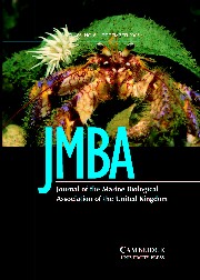 Journal of the Marine Biological Association of the United Kingdom Volume 85 - Issue 6 -