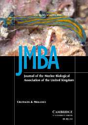 Journal of the Marine Biological Association of the United Kingdom Volume 86 - Issue 2 -
