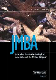 Journal of the Marine Biological Association of the United Kingdom Volume 87 - Issue 3 -