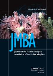 Journal of the Marine Biological Association of the United Kingdom Volume 88 - Issue 2 -