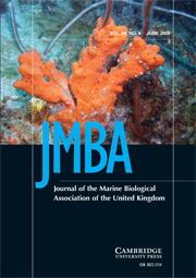 Journal of the Marine Biological Association of the United Kingdom Volume 88 - Issue 4 -