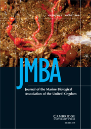 Journal of the Marine Biological Association of the United Kingdom Volume 88 - Issue 5 -