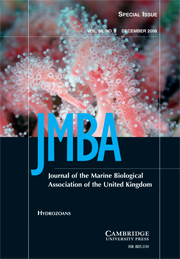 Journal of the Marine Biological Association of the United Kingdom Volume 88 - Issue 8 -  Hydrozoans