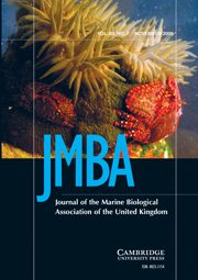 Journal of the Marine Biological Association of the United Kingdom Volume 89 - Issue 7 -