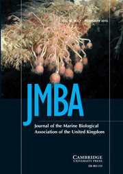 Journal of the Marine Biological Association of the United Kingdom Volume 90 - Issue 1 -