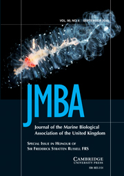 Journal of the Marine Biological Association of the United Kingdom Volume 90 - Issue 6 -  In Honour of Sir Frederick Stratten Russell, FRS