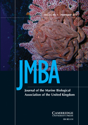 Journal of the Marine Biological Association of the United Kingdom Volume 91 - Issue 1 -