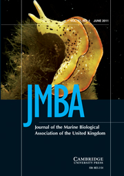 Journal of the Marine Biological Association of the United Kingdom Volume 91 - Issue 4 -