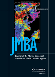 Journal of the Marine Biological Association of the United Kingdom Volume 91 - Issue 7 -