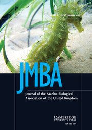 Journal of the Marine Biological Association of the United Kingdom Volume 92 - Issue 6 -