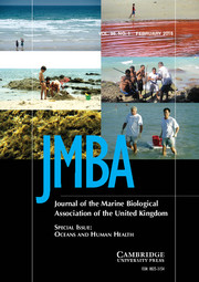 Journal of the Marine Biological Association of the United Kingdom Volume 96 - Special Issue1 -  Oceans and Human Health