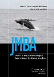 Journal of the Marine Biological Association of the United Kingdom Volume 96 - Special Issue4 -  Marine Mammals