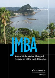 Journal of the Marine Biological Association of the United Kingdom Volume 96 - Issue 8 -
