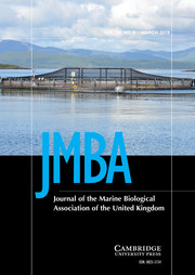 Journal of the Marine Biological Association of the United Kingdom Volume 99 - Issue 2 -