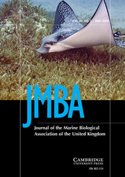 Journal of the Marine Biological Association of the United Kingdom Volume 99 - Issue 3 -