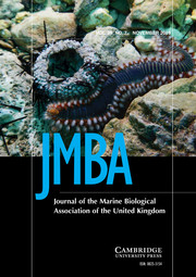 Journal of the Marine Biological Association of the United Kingdom Volume 99 - Issue 7 -
