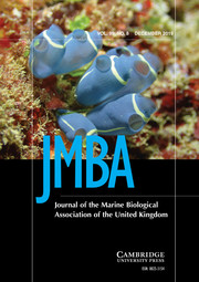 Journal of the Marine Biological Association of the United Kingdom Volume 99 - Issue 8 -