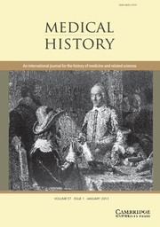 Medical History Volume 57 - Issue 1 -