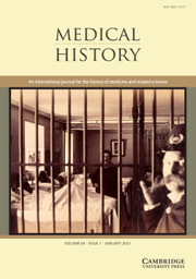 Medical History Volume 65 - Issue 1 -