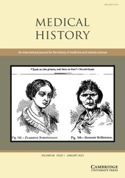 Medical History Volume 66 - Issue 1 -