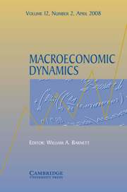 Macroeconomic Dynamics Volume 12 - Issue 2 -