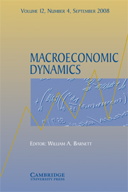 Macroeconomic Dynamics Volume 12 - Issue 4 -