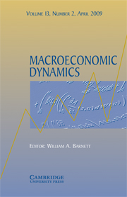 Macroeconomic Dynamics Volume 13 - Issue 2 -