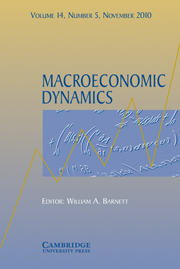 Macroeconomic Dynamics Volume 14 - Issue 5 -
