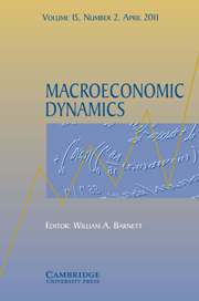 Macroeconomic Dynamics Volume 15 - Issue 2 -