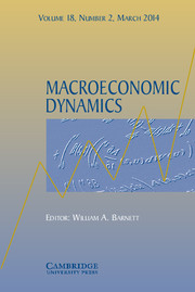 Macroeconomic Dynamics Volume 18 - Issue 2 -